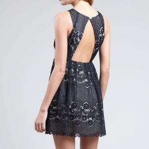 Free People Lace Open Back Dress
